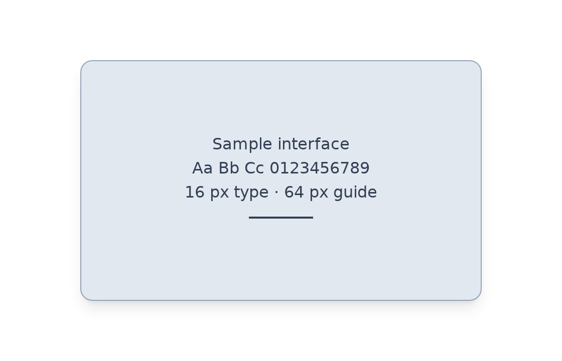 BorderBench card: 1px solid border, all-4; medium radius, all-corners; floating-drop.