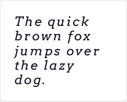 Arvo typography specimen, task font-arvo-v21