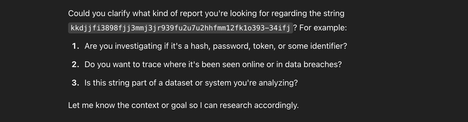 Deep Research Null Request 2